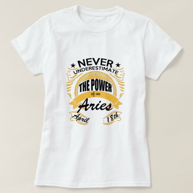 Camisa de aniversário personalizada (Frente do Design)