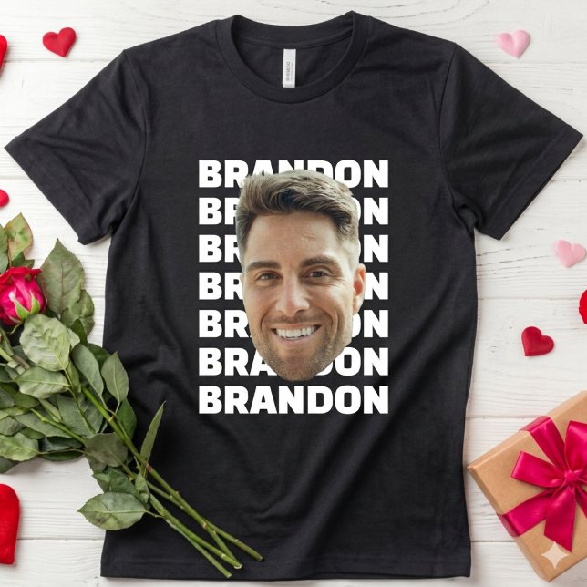Camisa de aniversário personalizada com foto (Criador carregado)