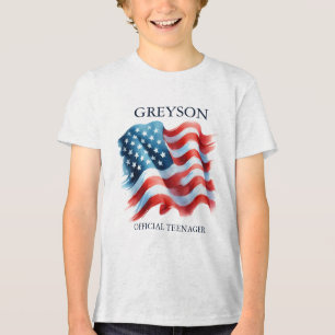 Camisa de aniversário personalizada de 13 de 4 de