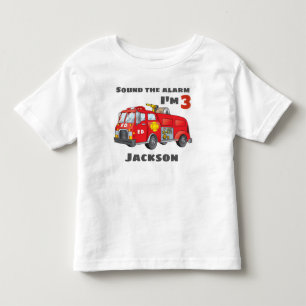 Camisa de Aniversário Personalizada do Caminhão de