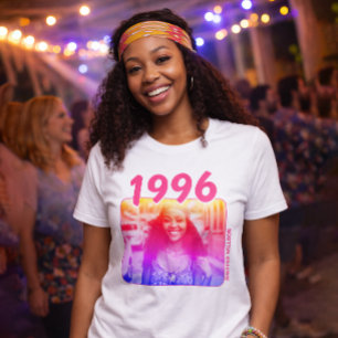 Camisa de Aniversário Personalizada dos Anos 90, F