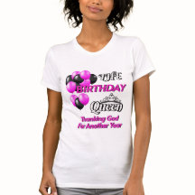 Camisa de aniversário T para mulheres