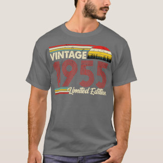 Camisa de Aniversário Vintage 1955 Edição Limitada