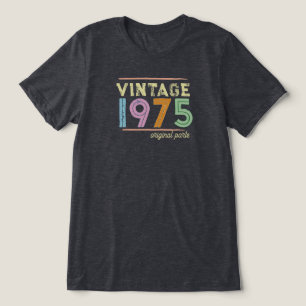 Camisa de aniversário - Vintage com peças originai