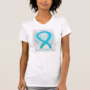 Camisa de anjo da fita para a sensibilização das