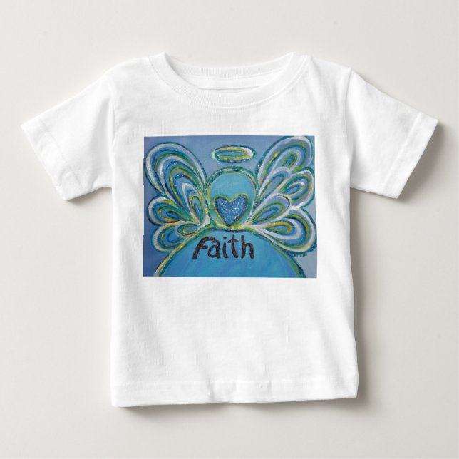 Camisa de anjo Inspiração de fé (Arte em ambos os  (Frente)