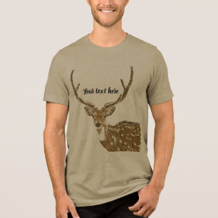 Camisa de Antler Nome Personalizado, Festa Rústica