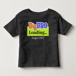 Camisa de anúncio de gravidez 'Big Bro Loading...'
