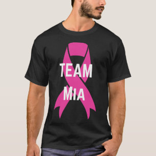Camisa de Apoio ao cancer de mama Personalizada do