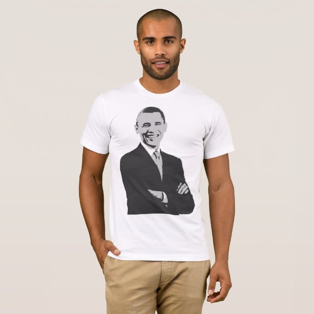 Camisa de Apoio ao Presidente Barack Obama (Frente Completa)