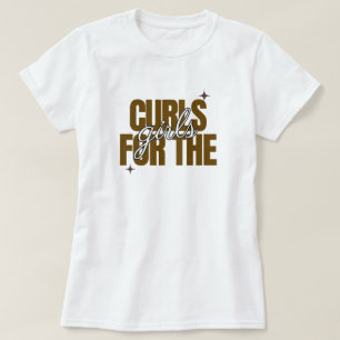 Camisa de Apreciação de Cabelo Crespo "Cachos para