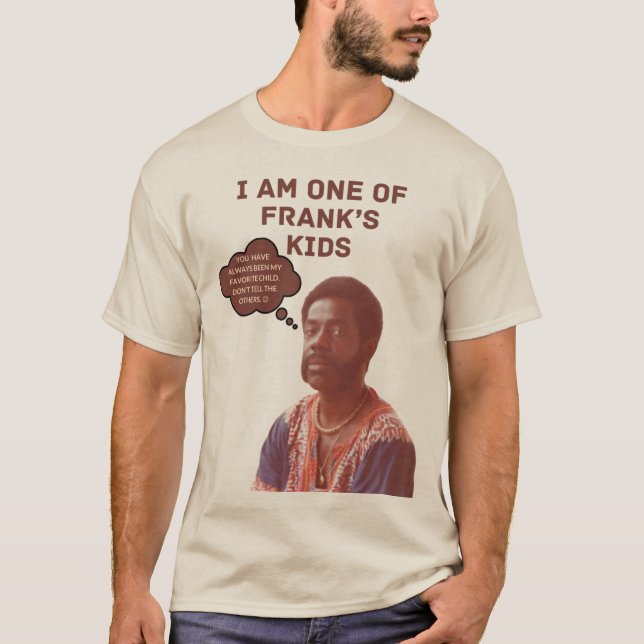 Camisa de areia/Texto castanho das crianças de Fra (Frente)