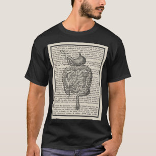 Camisa De Arte Da Anatomia Do Sistema Digestivo N