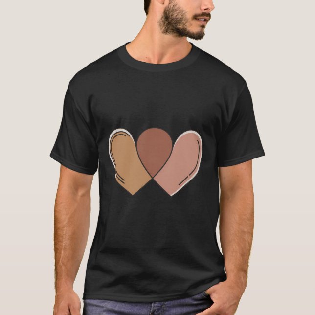 Camisa De Arte Da Linha Boho Love - Estética Mínim (Frente)