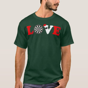 Camisa de arte Dart engraçado para jogos de dardo