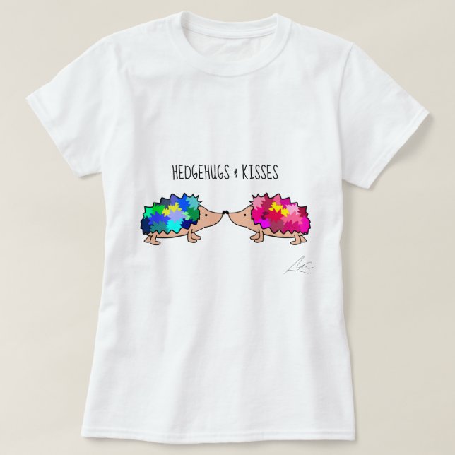 Camisa De Arte De Amor (Frente do Design)
