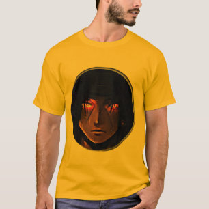 Camisa De Arte De Anime Com Olhos Intensos - Teto