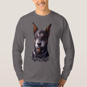 Camisa De Arte De Cão Personalizada Do Doberman Pi