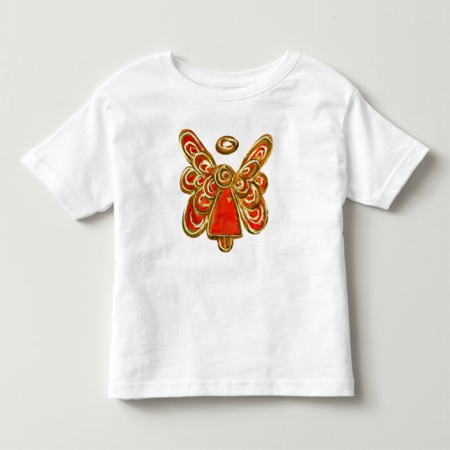 Camisa de Arte de Férias Personalizadas do Anjo do (Frente)