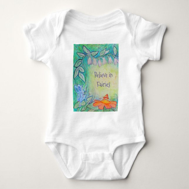 Camisa de Arte do Jardim da Fada das Flores (Frente)