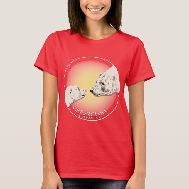 Camisa de Arte do Urso Polar (Frente)