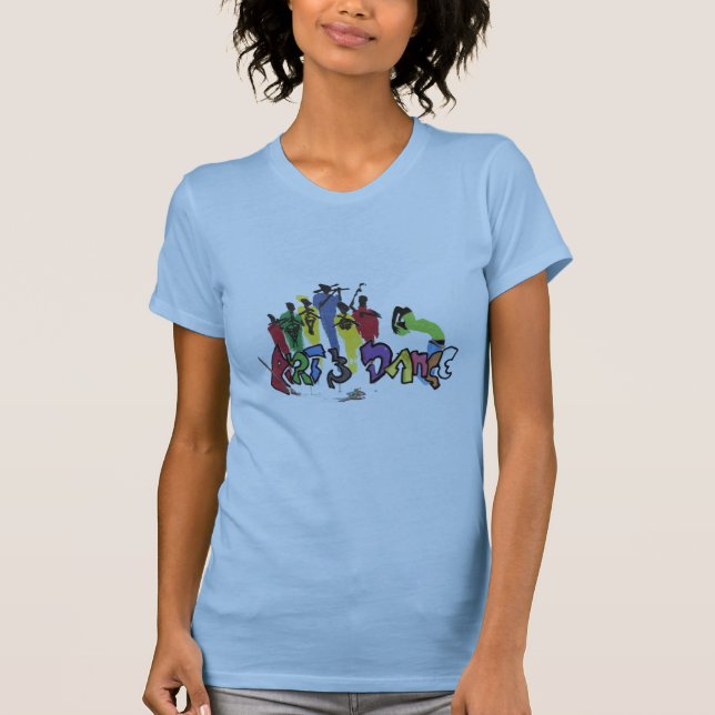 camisa de arte e dança (Frente)