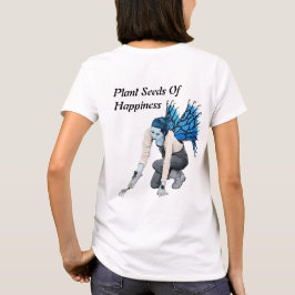 Camisa De Arte Fantasia De Jardinagem De Fada Escu