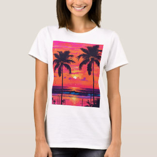 Camisa de arte feminina