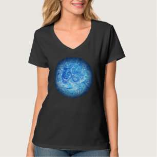 Camisa de Arte Fluida Calm Tide
