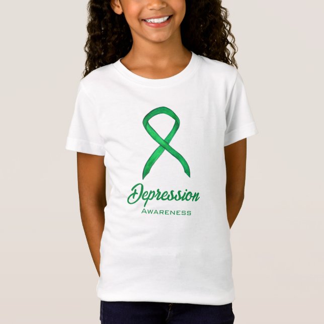 Camisa de Arte Personalizada da Fita de Sensibiliz (Frente)