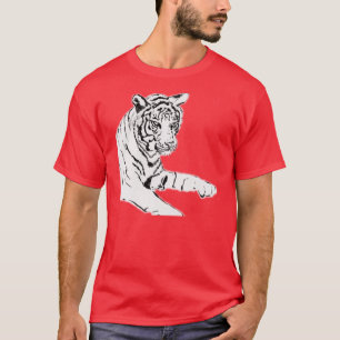 Camisa De Arte Personalizada Do Tigre De Bengala