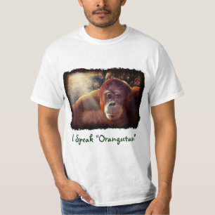 Camisa De Arte Sobre A Vida Selvagem De Red Ape, A