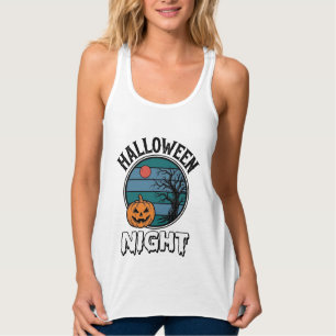 Camisa de árvore de abóbora da noite de Halloween