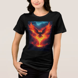 Camisa De Ascensão De Fogo Da Phoenix