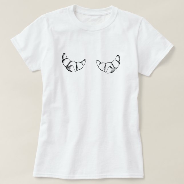 Camisa de assar croissant (Frente do Design)