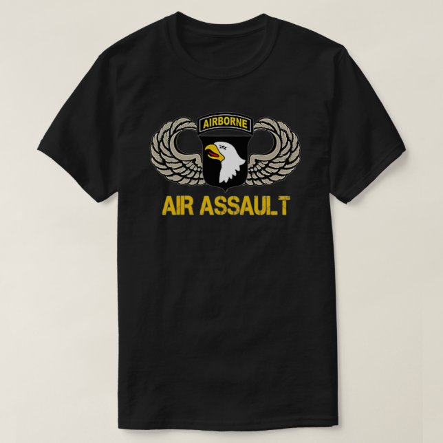 Camisa de ataque aéreo da Divisão de Aeronaves 101 (Frente do Design)