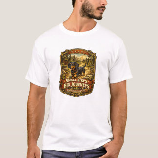 Camisa de aventura de caminhada para Dachshund