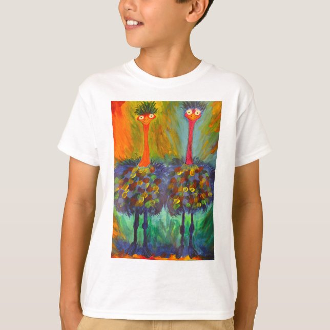 Camisa de avestruz boba (Frente)