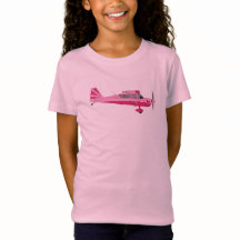 Camisa de Avião Super Decathlon Rosa para Meninas