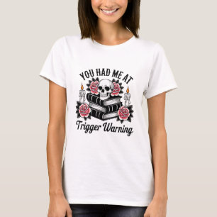 Camisa de aviso do disparador   Tee do Clube de Li