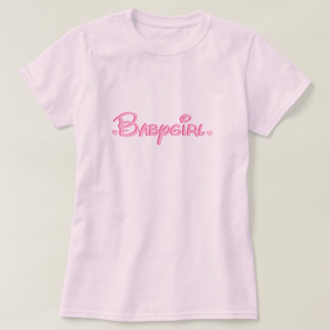 Camisa de Babygirl (Frente do Design)