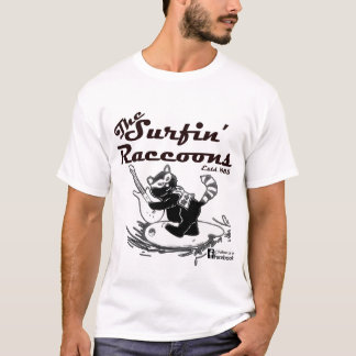 Camisa de Banda dos guaxinins surfin