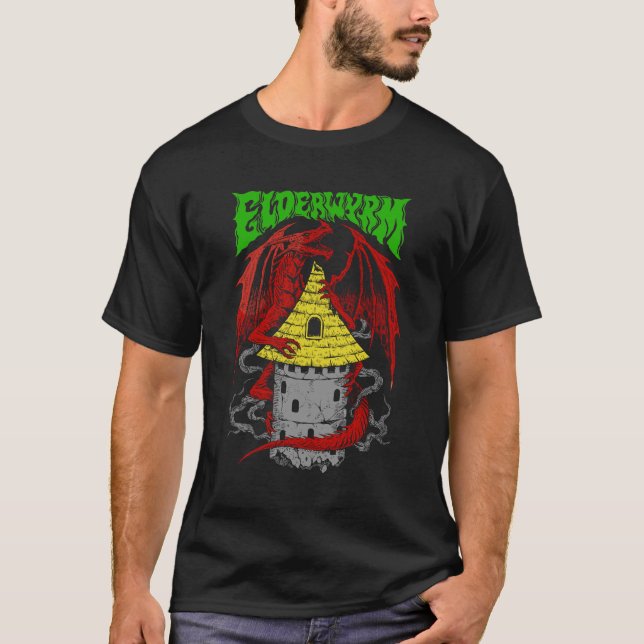 Camisa de Banda Elder Wyrm (Frente)