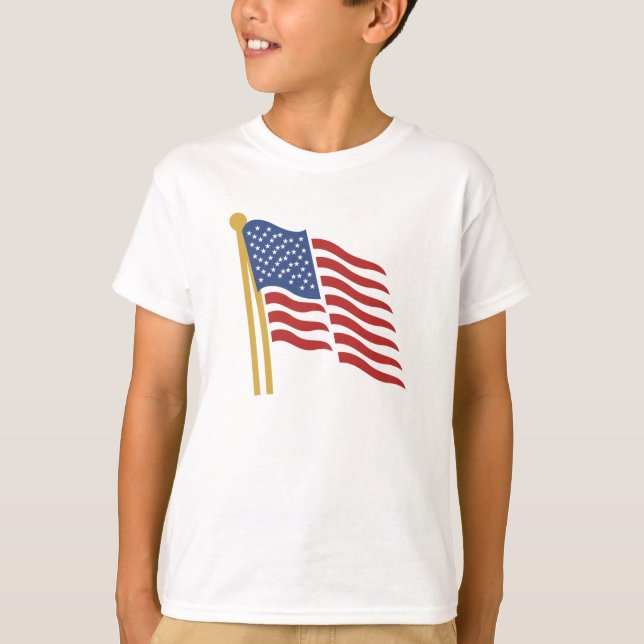 Camisa de bandeira americana (Frente)