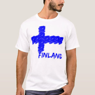 Camisa de bandeira da Finlândia - escolha o estilo