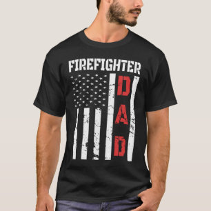 Camisa de bandeira do bombeiro Dia de os pais 2020