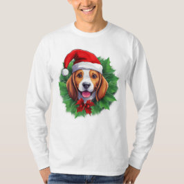Camisa de banho de Natal Beagle