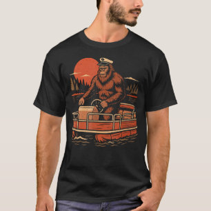 Camisa de Barco Pontoon Para Homens Capitão do Pon