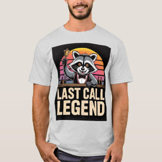 Camisa de Barman de Guaxinim Lenda da Última Chama