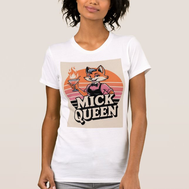 Camisa de Barman Raposa Rainha Mix (Frente)